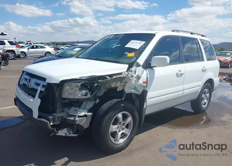 2007 Honda Pilot Ex из США, поврежденный, VIN 5FNYF28447B044339